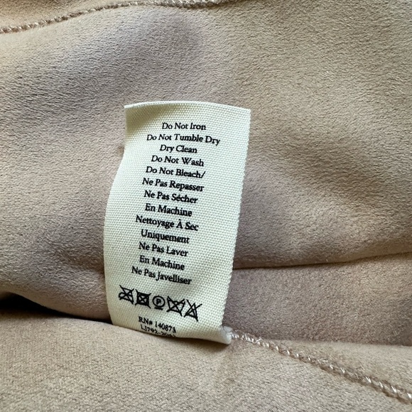 NWT LoveShackFancy Lully Faux Shearling Jacket in Honey. Size XXL. - Picture 9 of 16